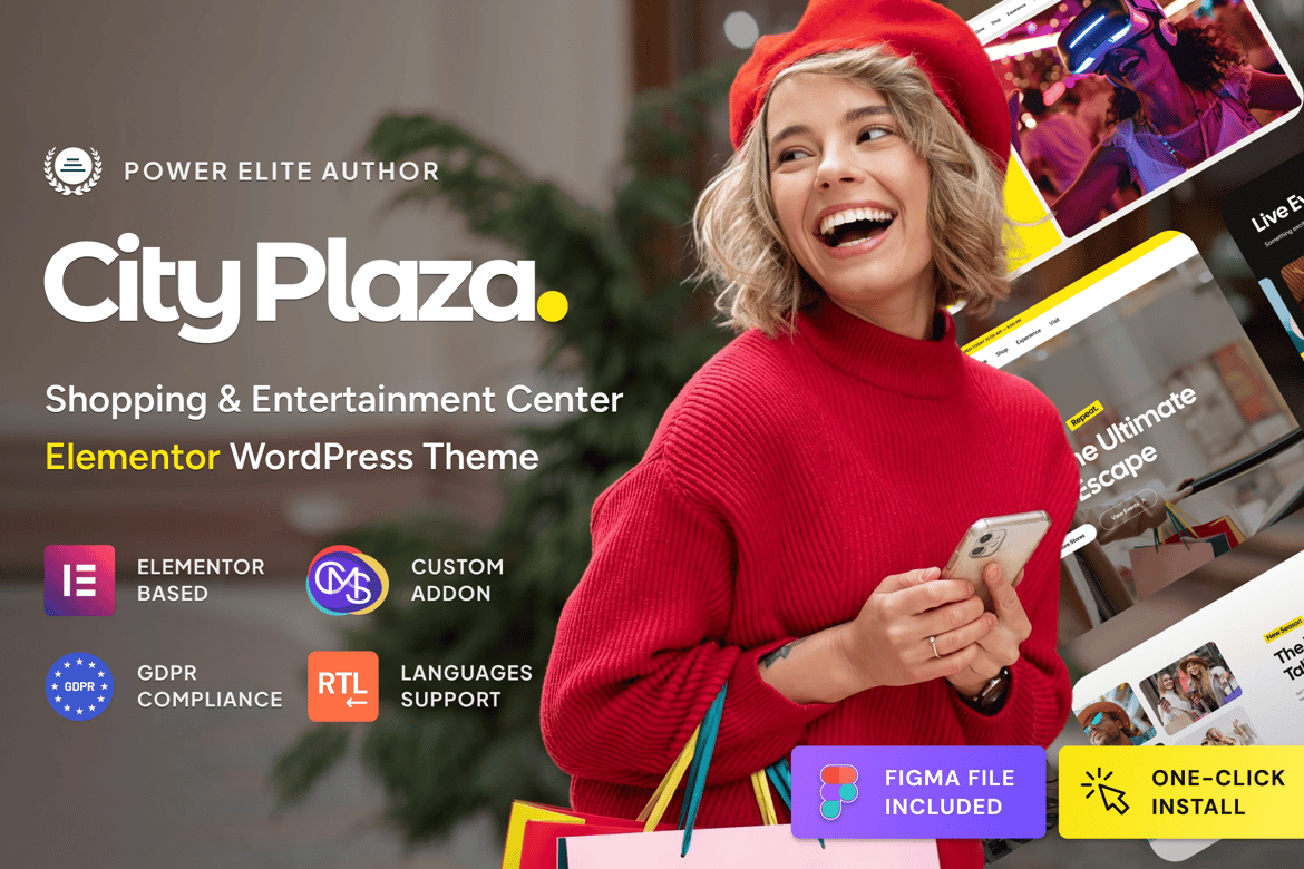 City Plaza - Shopping Mall Center WordPress Theme