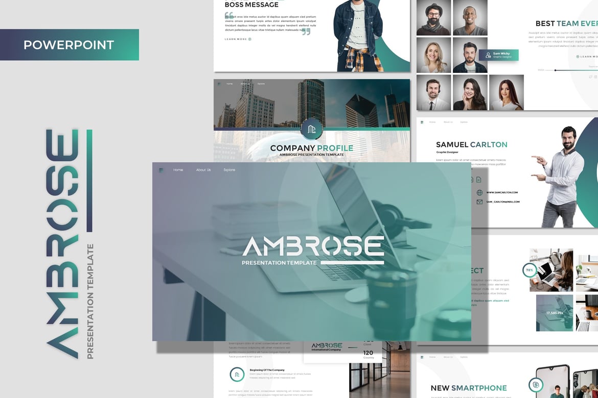 Ambrose - Business Powerpoint Template