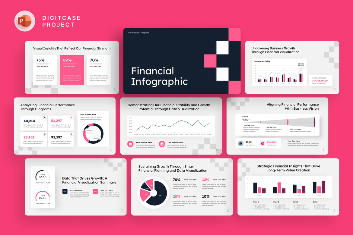 Financial Infographic - PowerPoint Template