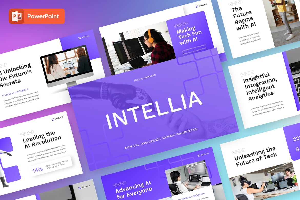 Intellia - AI Technology Powerpoint