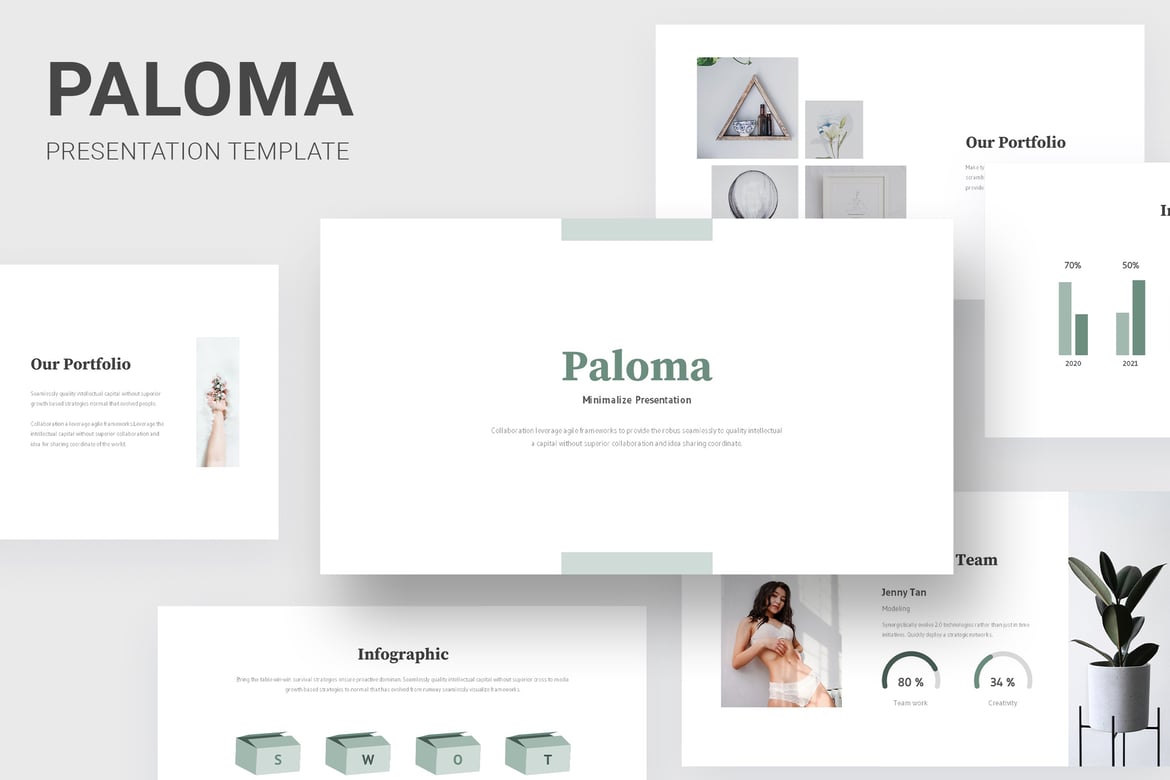 Paloma - Minimalist Style Powerpoint