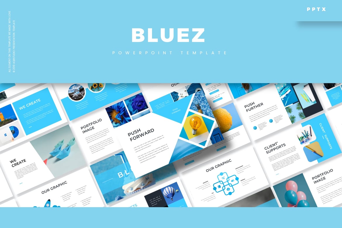 Bluez - Powerpoint Template