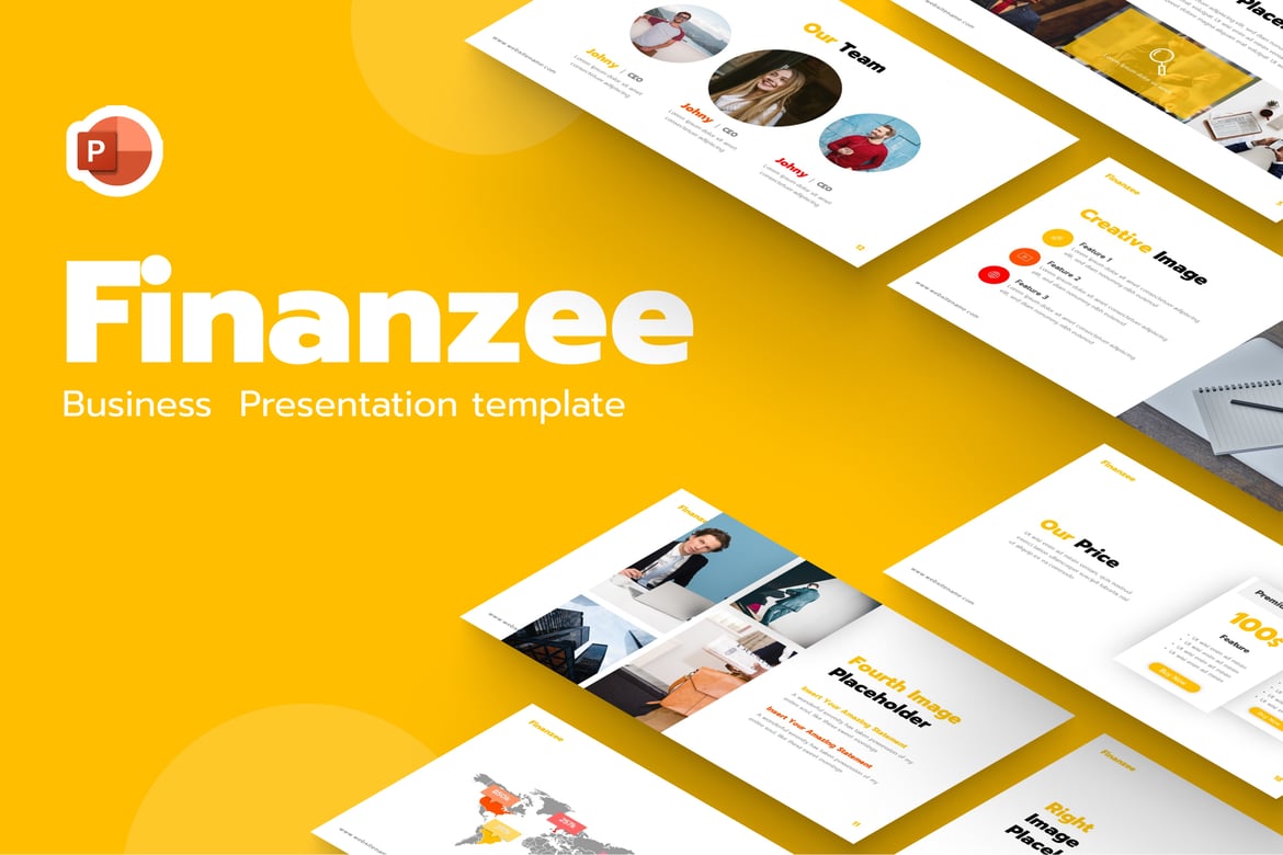 Finanzee Business Powerpoint Template