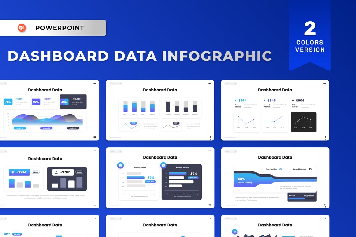Dashboard Data PowerPoint