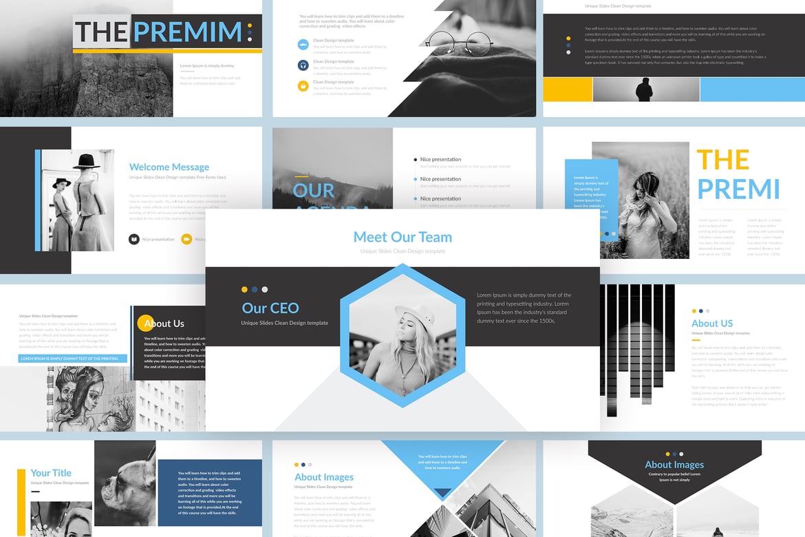 Premim - Creative PowerPoint Presentation Template