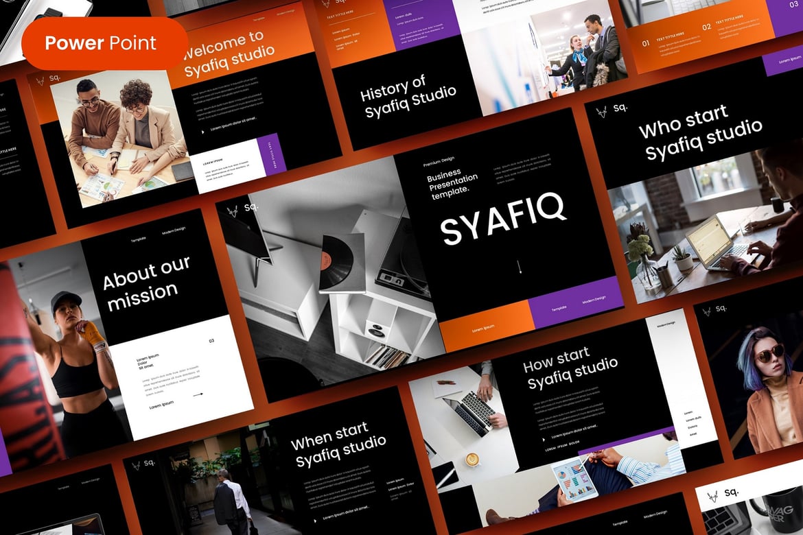 Syafiq – Business PowerPoint Template