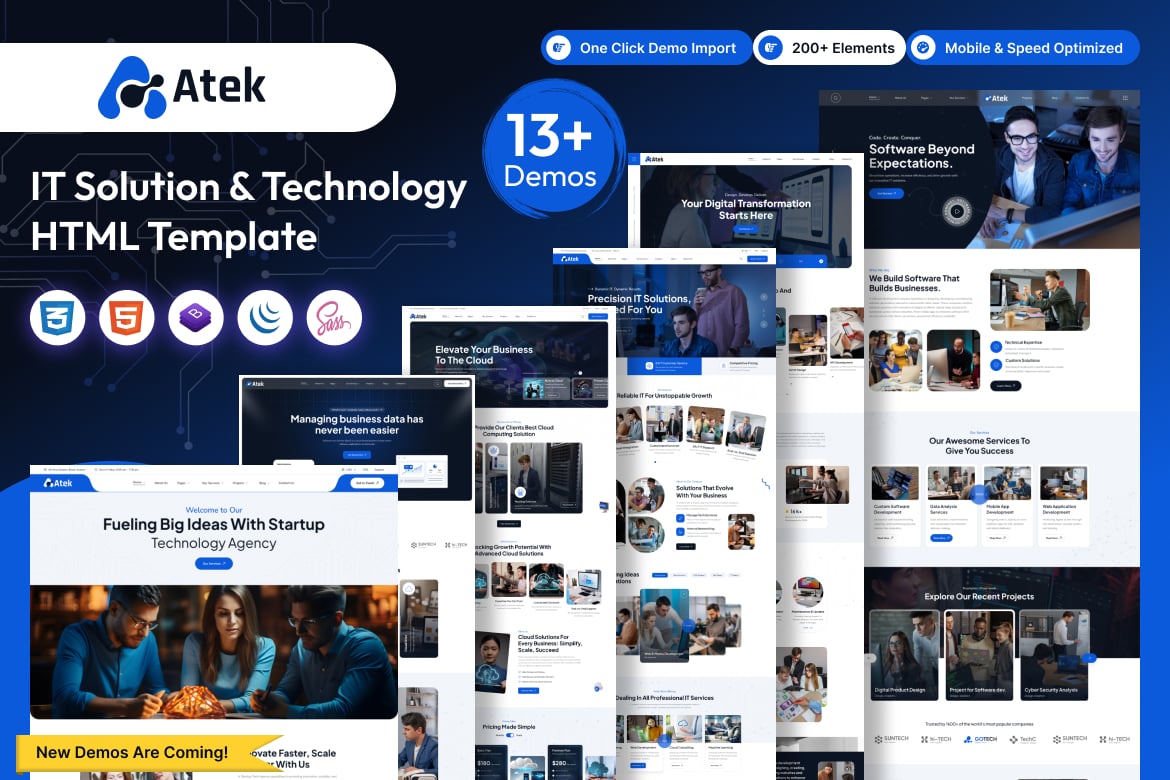 Atek - IT Solution and Technology HTML Template